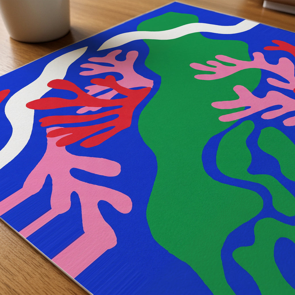 Henri Matisse Lagoon Poster – närbild på papper