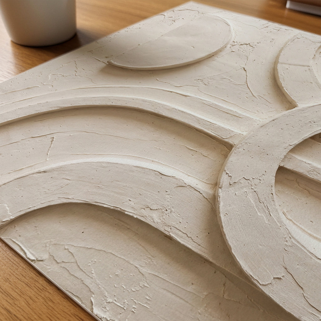 Plaster Arches Poster – närbild på papper