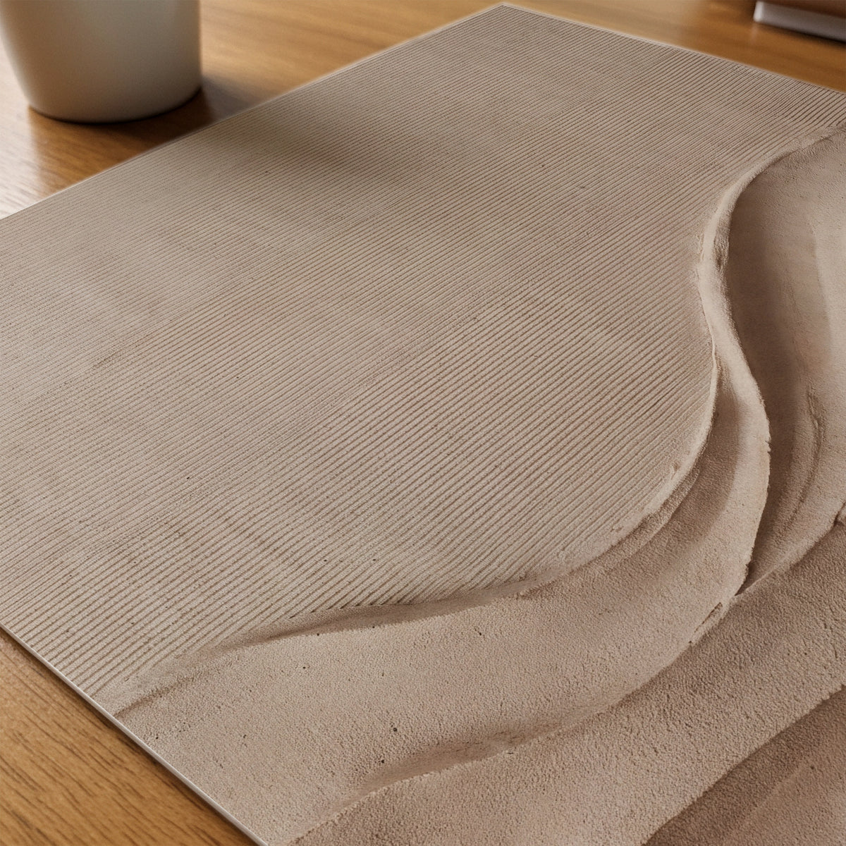 Plaster Waves Poster – närbild på papper