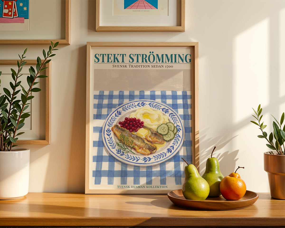Stekt strömming Poster – i rum 2