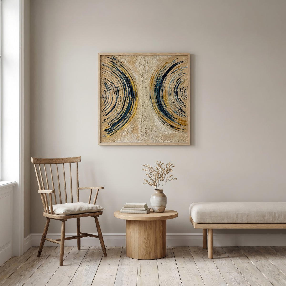 Sonia Tondkar Två Halvmånar Poster – inramad 3