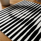 Waveform Stripes Poster – närbild på papper