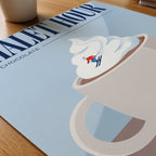Whipped Cocoa Slope Poster – närbild på papper
