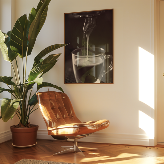 Espresso Pour Poster