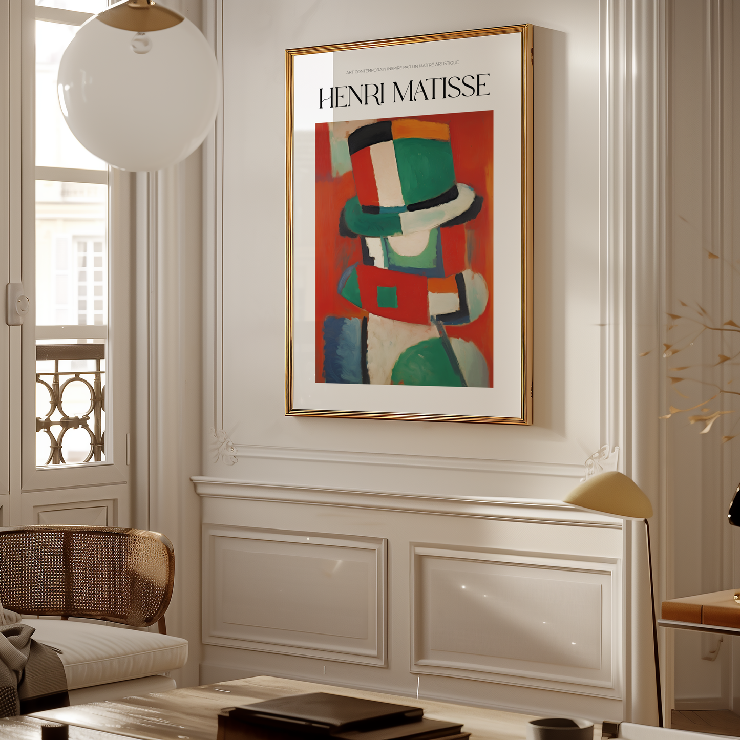 L’Homme au Chapeau Matisse Poster