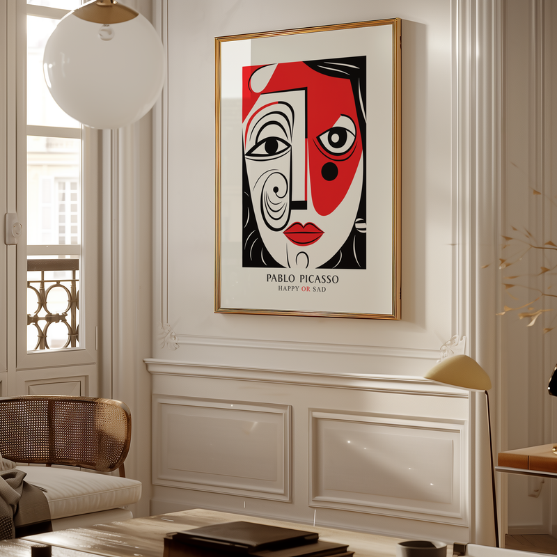 Picasso Happy Or Sad Poster