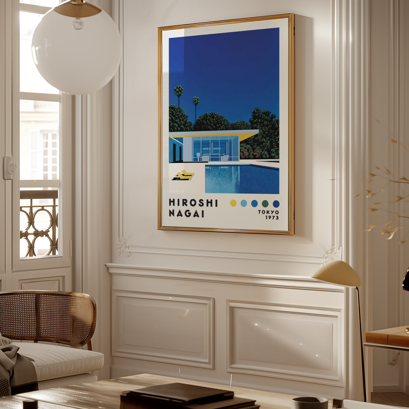 Hiroshi Nagai Poolside Harmony Poster