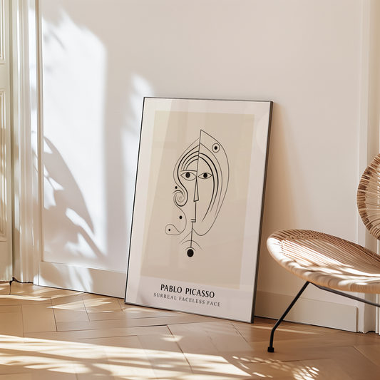 Picasso Soul In Lines Poster