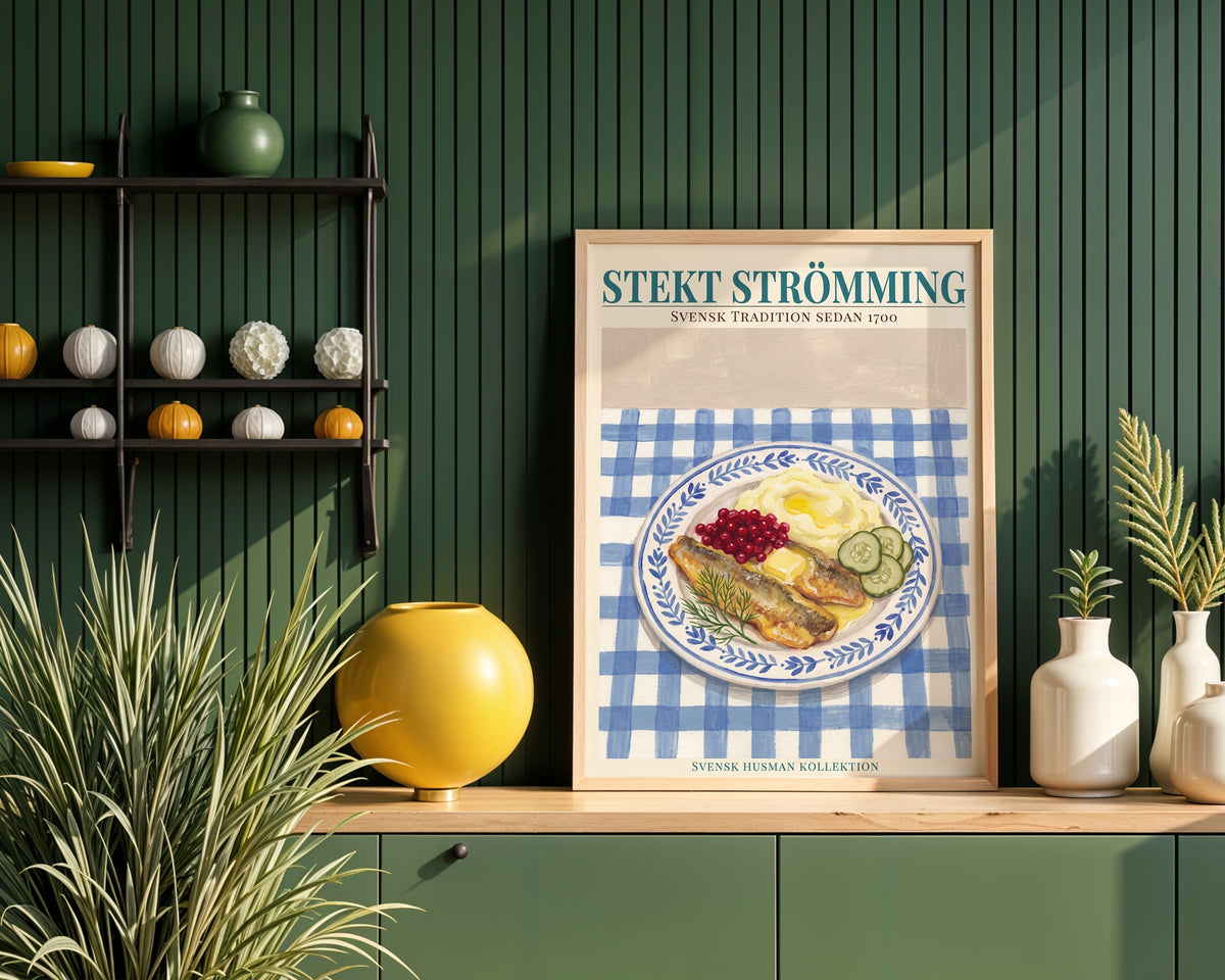 Stekt strömming Poster – i rum 3