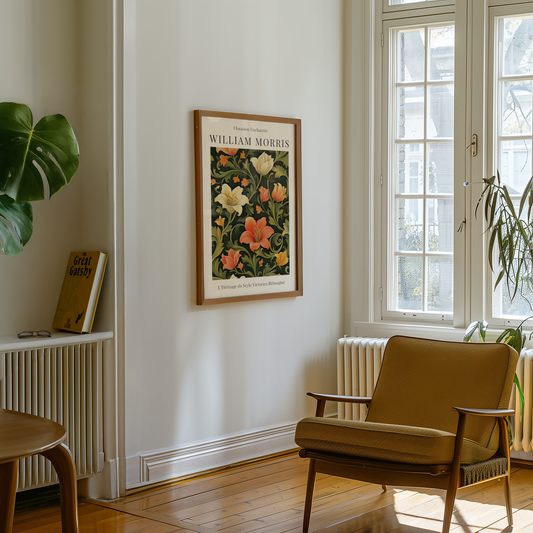 Floraison Enchantée William Morris Poster