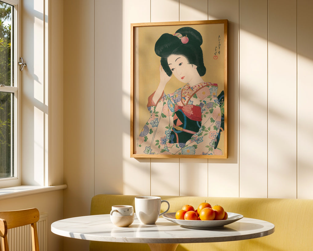 Hasui Kawase Departing Spring 1925 Poster – i rum 3