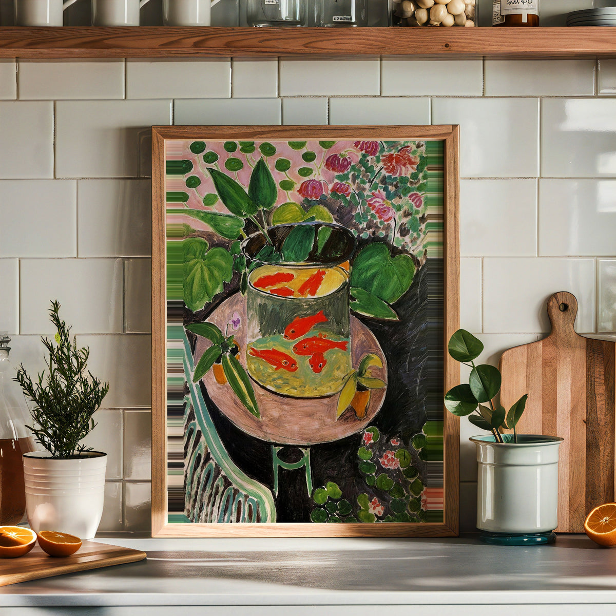 Henri Matisse Goldfish 1912 Poster – i rum 3