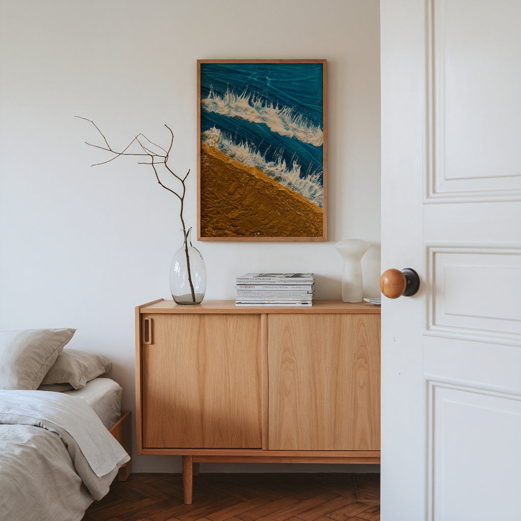 Sonia Tondkar Vågbrus Poster – i rum 4