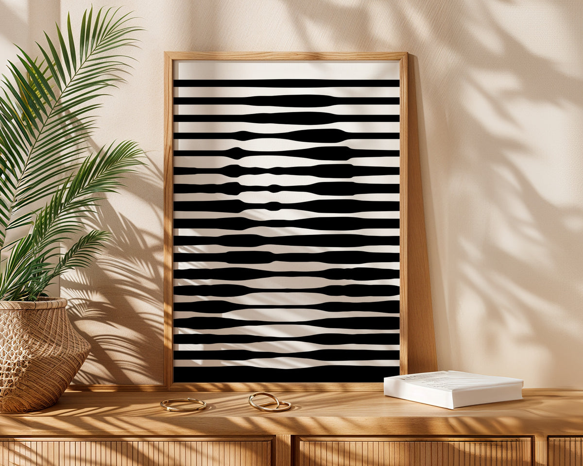 Waveform Stripes Poster – i rum 3
