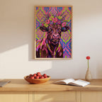 Flower Bull Poster – i rum 4