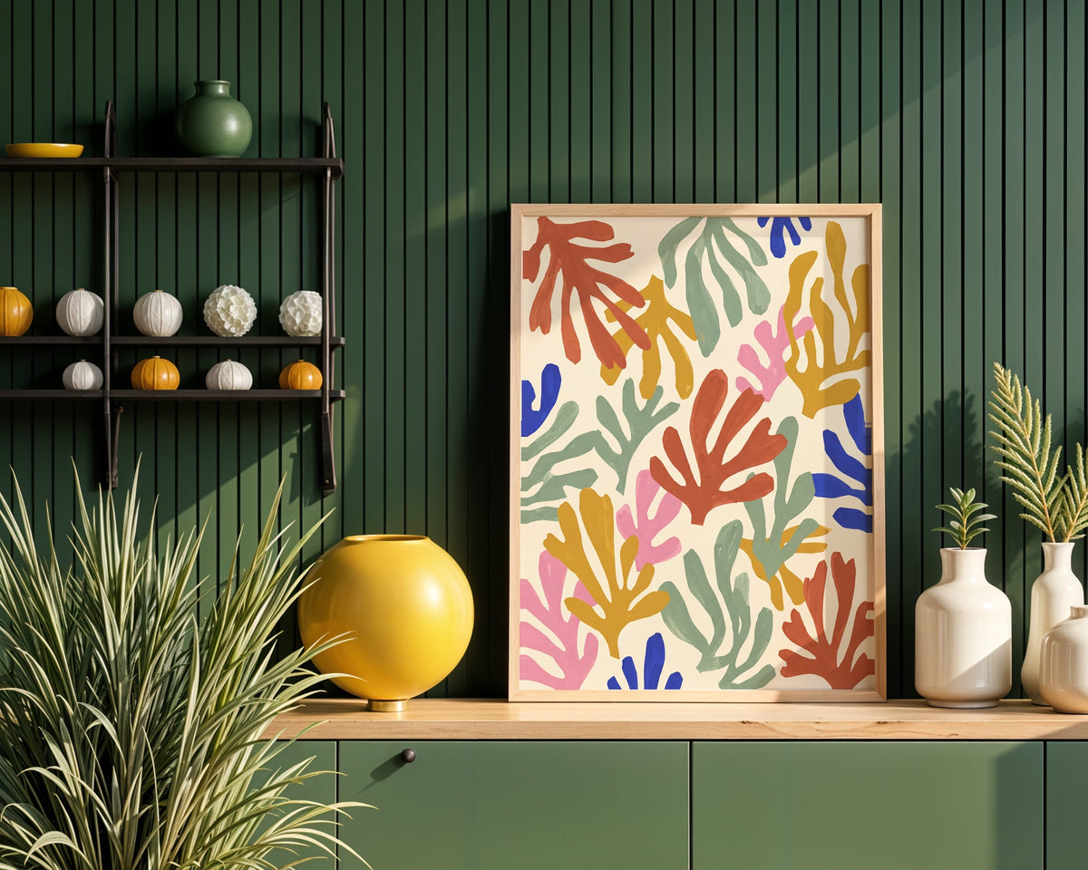 Henri Matisse Seaweed and Coral Poster – i rum 4
