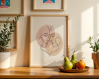 One Line Love Poster – i rum 4