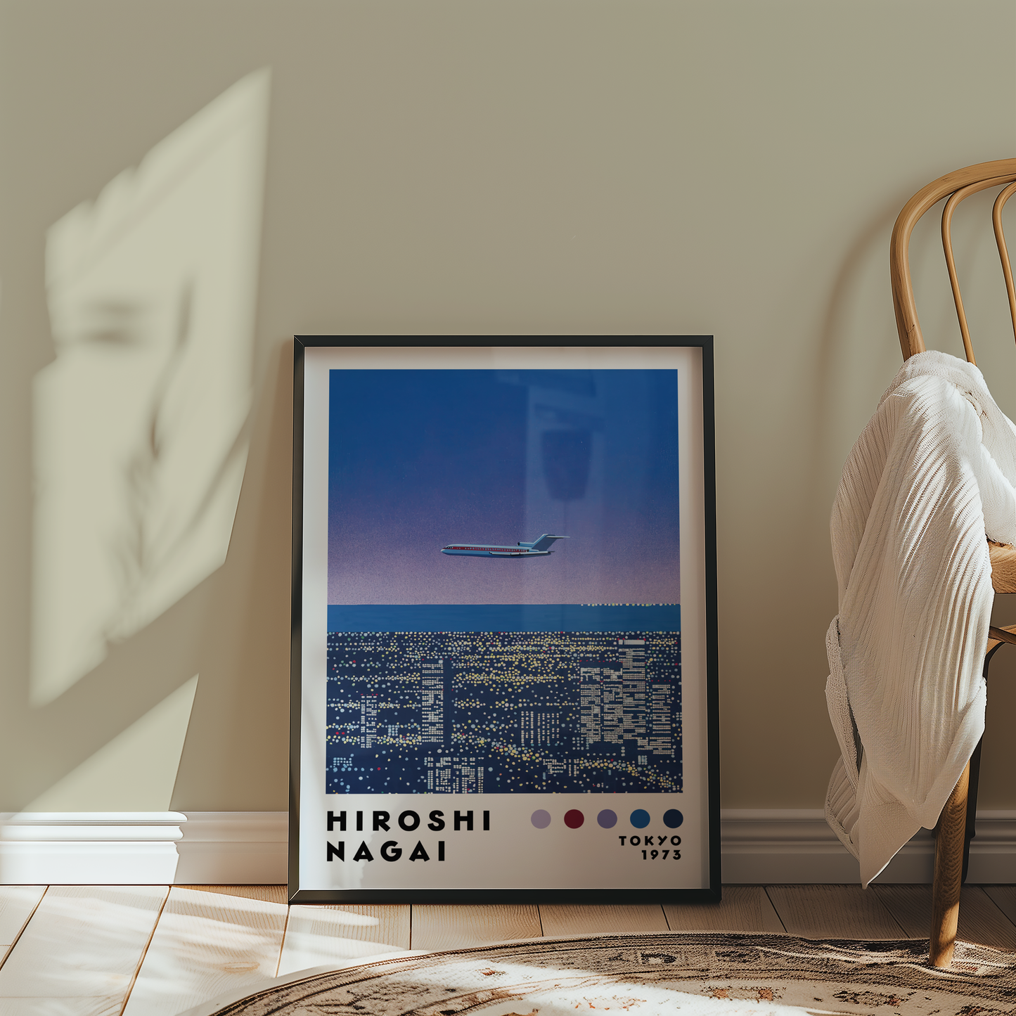 Hiroshi Nagai Twilight Flight Poster