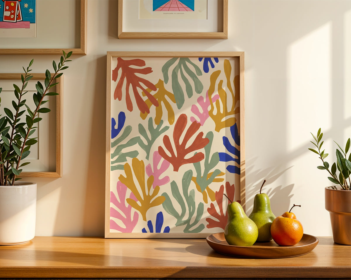 Henri Matisse Seaweed and Coral Poster – i rum 5