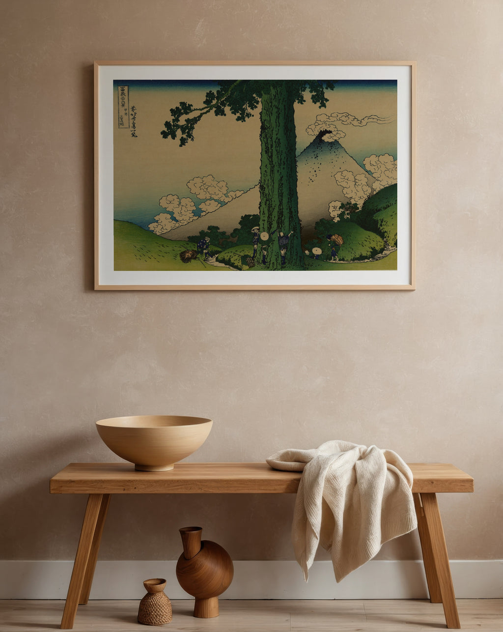 Katsushika Hokusai Mishima Pass in Kai Province 1831 Poster – i rum 6