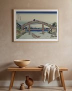 Katsushika Hokusai Under Mannen Bridge at Fukagawa 1831 Poster – i rum 6