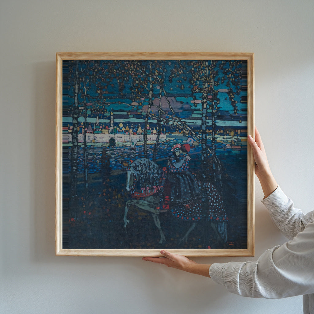 Wassily Kandinsky Riding Couple 1907 Poster – i rum 3