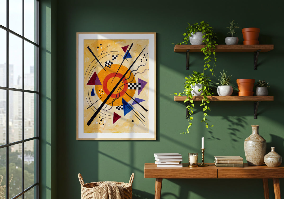 Wassily Kandinsky Sunrise Composition Poster – i rum 5