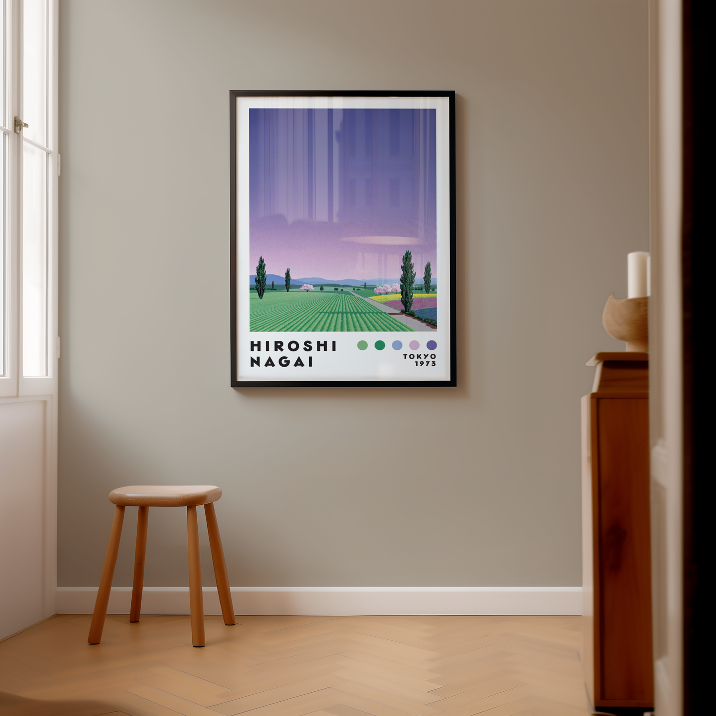 Hiroshi Nagai Lavender Fields Poster
