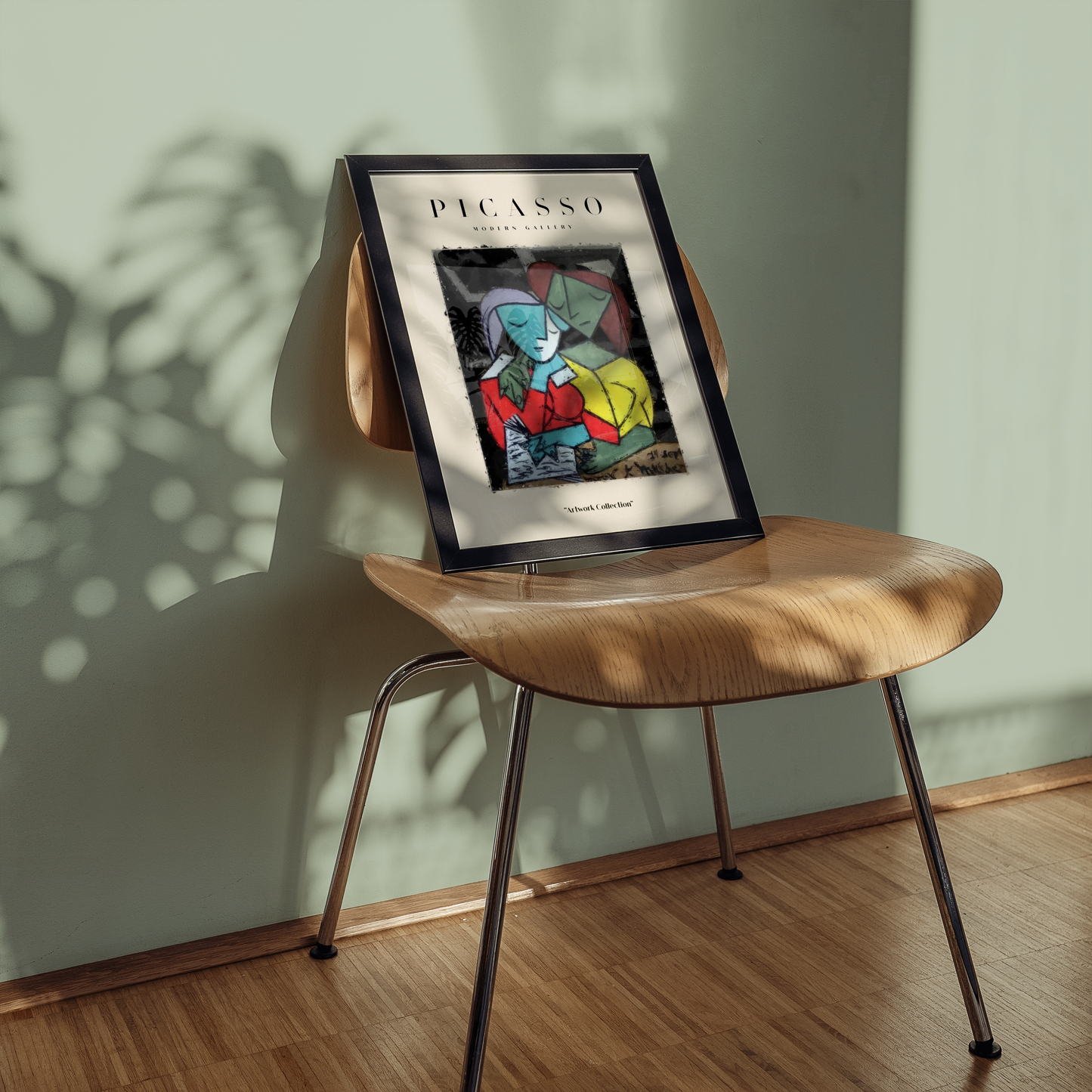 Picasso Colorful Love Embrace Poster