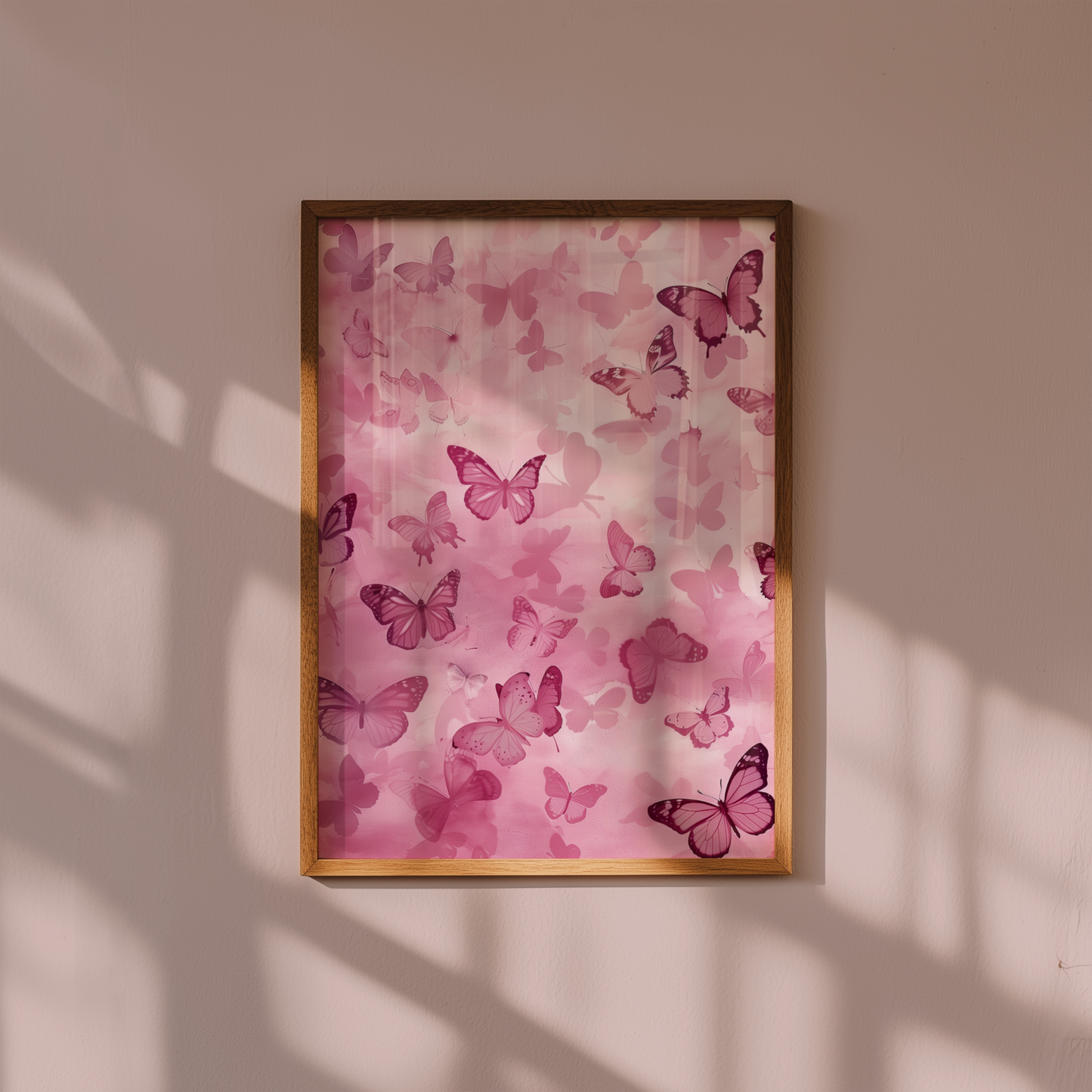 Berry Butterfly Bloom Poster