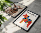 Dalahaus Poster – två posters i rum 1