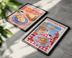 Pepparkakor Poster – två posters i rum 2