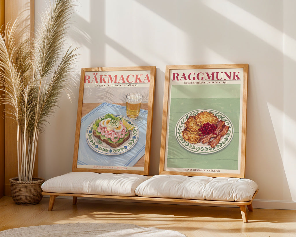 Raggmunk Poster – två posters i rum 2