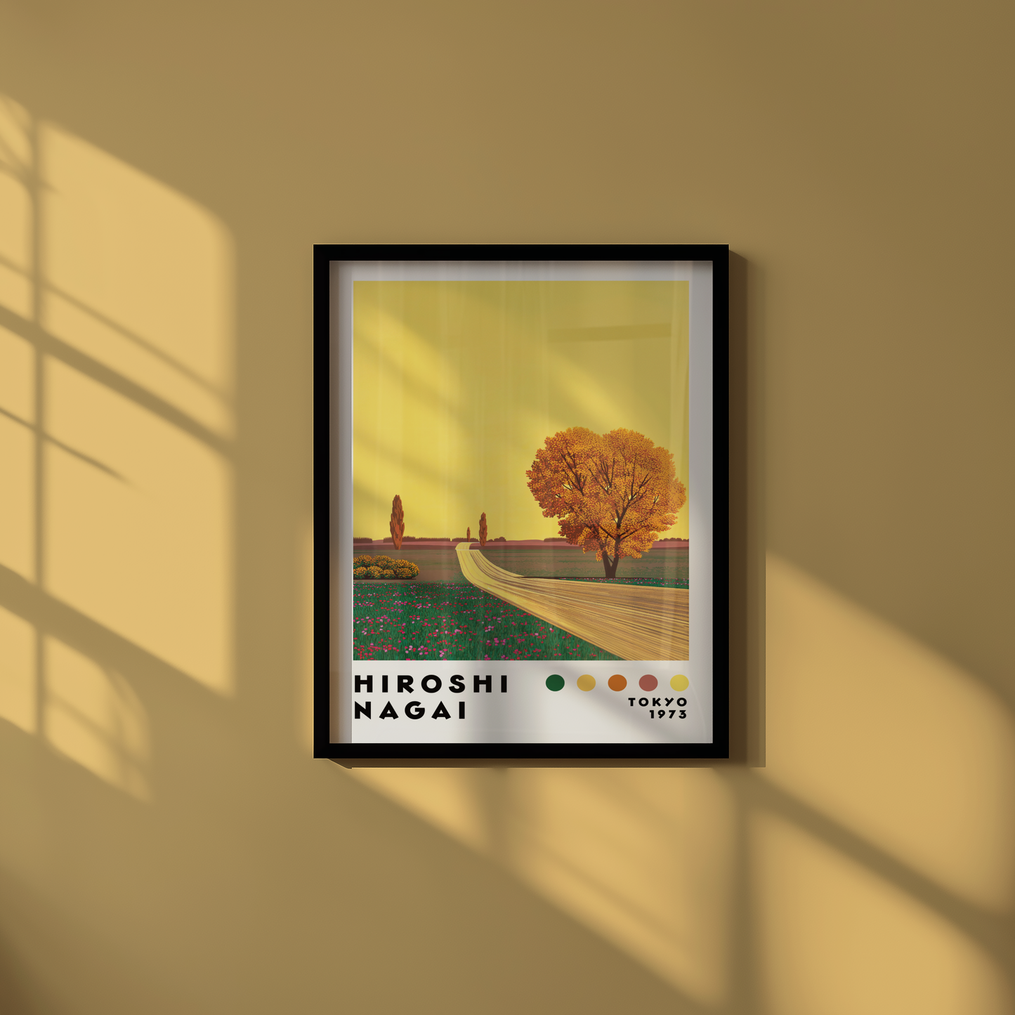 Hiroshi Nagai Golden Road Poster