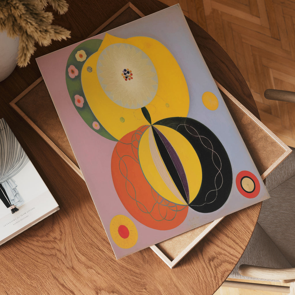 Hilma af Klint Blossoms of – affisch med stilfullt motiv från Bozetto i hög kvalitet