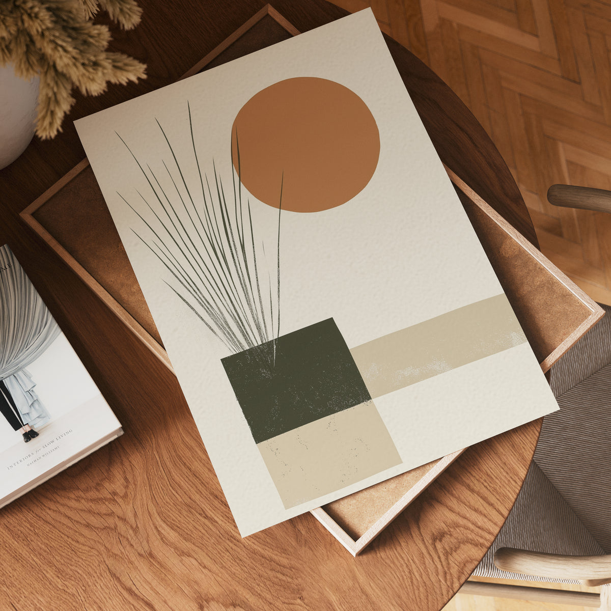 Terracotta Calm – affisch med snyggt motiv, köp enkelt hos Bozetto i flera storlekar