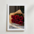 Romantic Red Roses – stilfullt konsttryck från Bozetto, tryckt på matt finpapper