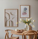 Plaster Arches Poster – två posters i rum 2