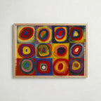 Wassily Kandinsky Squares with Concentric Circles 1913 Poster – ekram