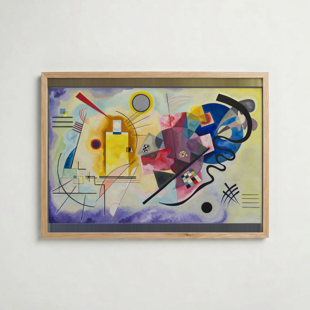 Wassily Kandinsky Yellow-Red-Blue 1925 Poster – ekram