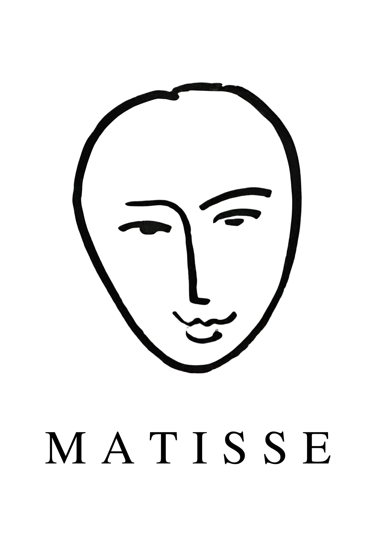 Minimal Matisse – affisch med snyggt motiv, köp enkelt hos Bozetto i flera storlekar