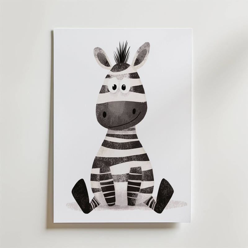Cute Zebra Poster
