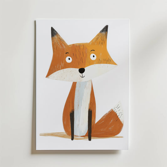 Curious Fox Poster