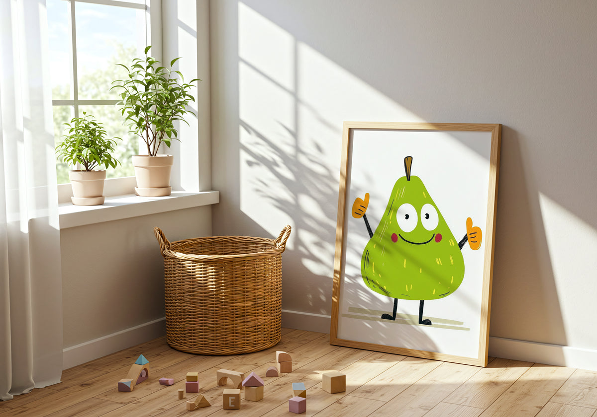 Happy Pear poster visad rakt fram – Bozetto affisch i hög tryckkvalitet i hög tryckkvalitet