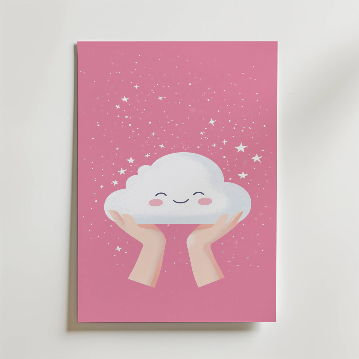 Dreamy Cloud – stilfullt konsttryck från Bozetto, tryckt på matt finpapper i hög tryckkvalitet