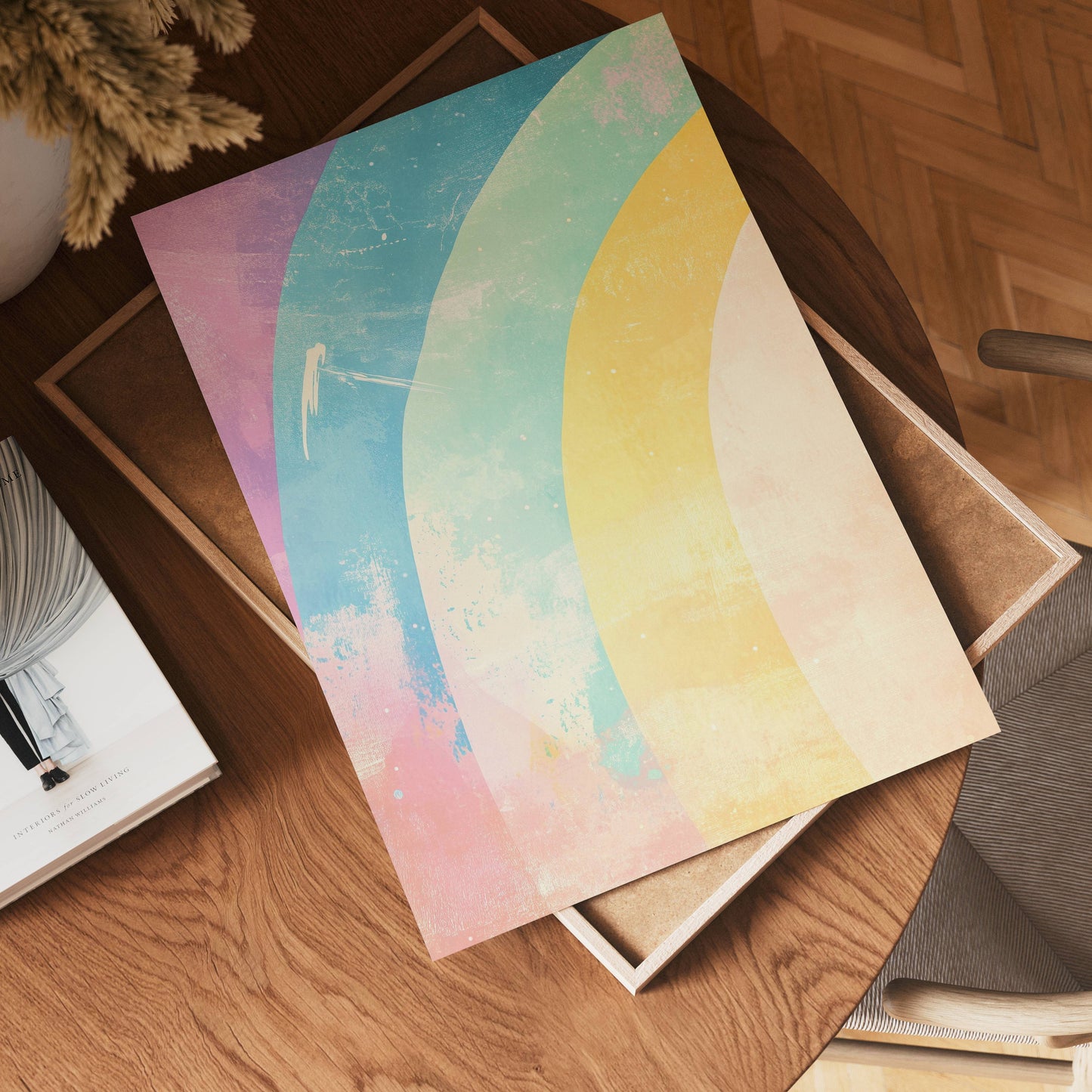 Pastel Rainbow Poster
