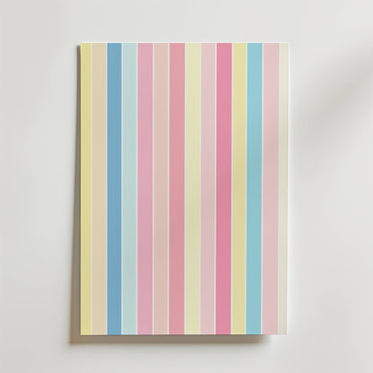 Pastel Stripes Poster