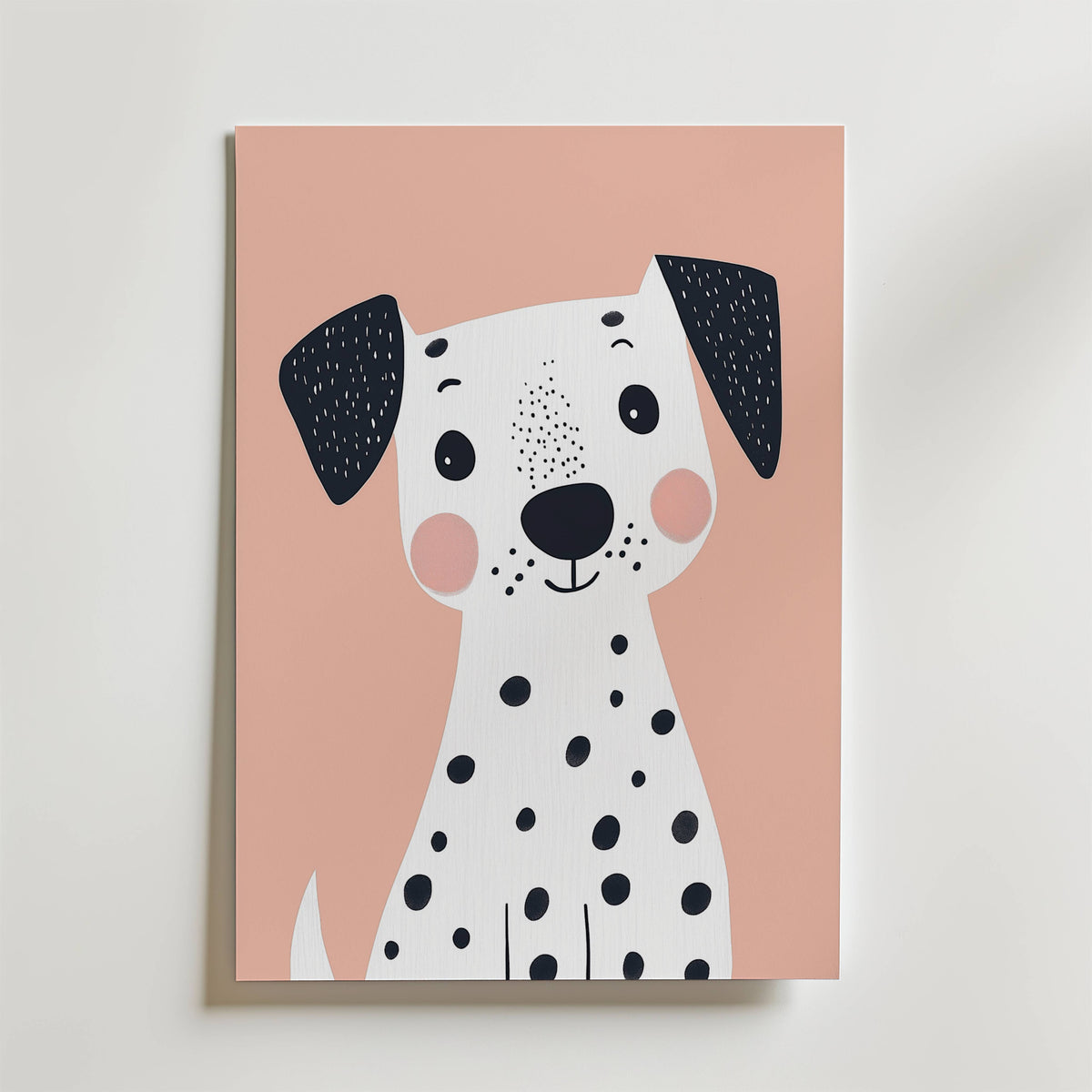 Playful Dalmatian – stilfullt konsttryck från Bozetto, tryckt på matt finpapper i hög tryckkvalitet