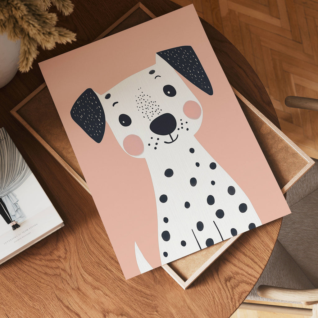 Playful Dalmatian – affisch med snyggt motiv, köp enkelt hos Bozetto i flera storlekar