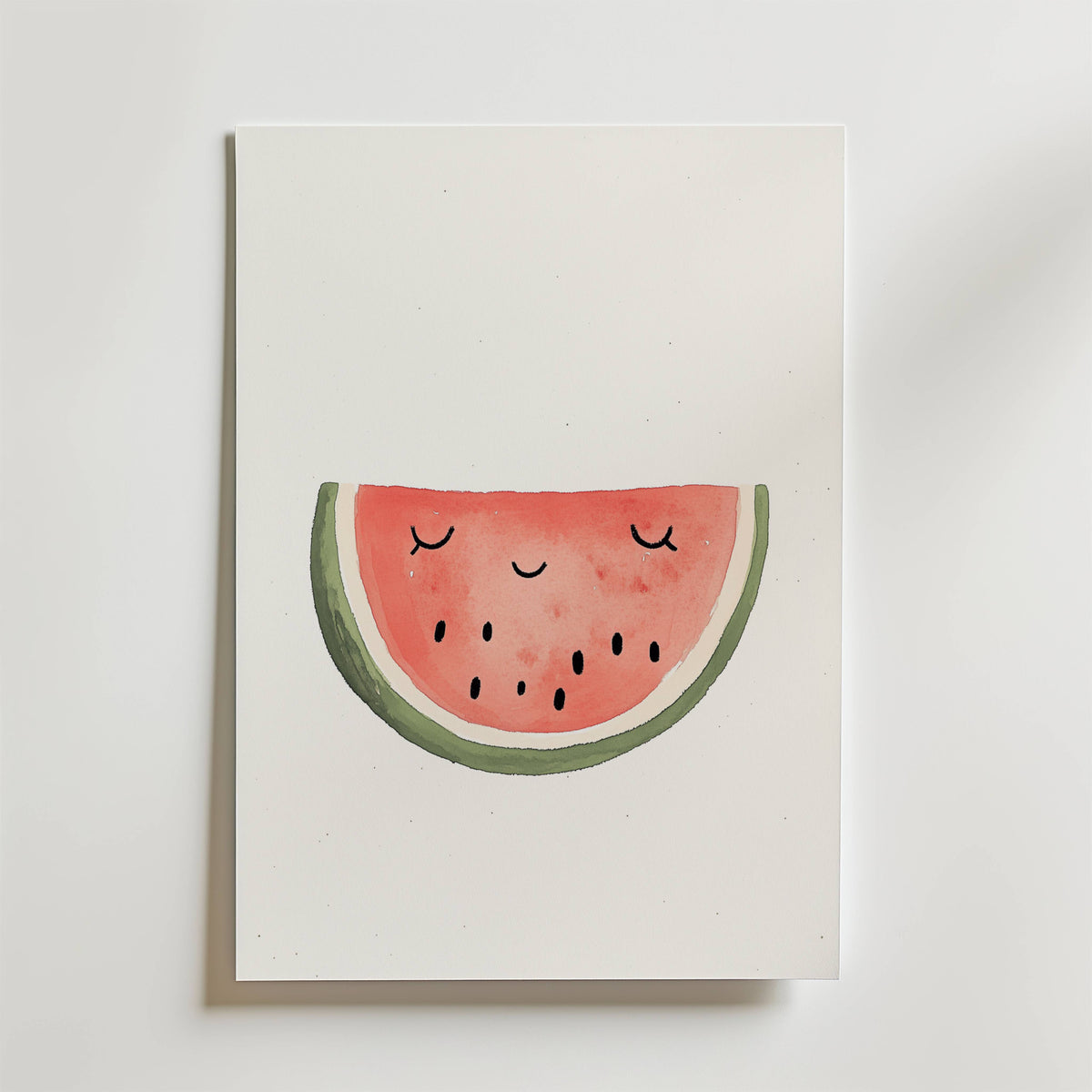 Sweet Watermelon – stilfullt konsttryck från Bozetto, tryckt på matt finpapper i hög tryckkvalitet